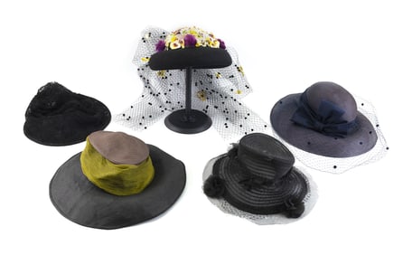 FIVE HATS 20th/21st Century Rim diameters from 10" to 15.5".