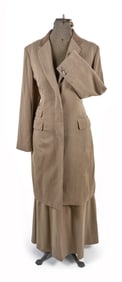 JAEGER WOOL BLAZER AND SKIRT