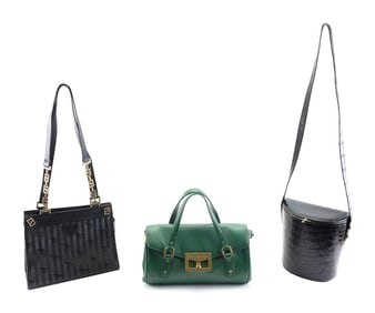 THREE DESIGNER BAGS 20th/21st Century