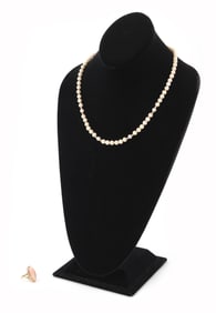 14KT YELLOW GOLD AND CORAL NECKLACE AND RING