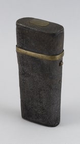 CASED NAVIGATIONAL SET First Half of the 19th Century Case height 6". Width 2.75".