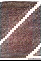 LAVER-KIRMAN RUG: 10'0" X 15'4" Late 19th Century