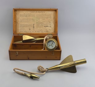 THOMAS WALKER & SON BRASS LOG Early 20th Century Box height 6". Width 19". Depth 11".