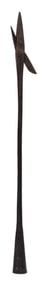 SWIVEL-BARBED GROMMET IRON 19th Century Length 27.25".