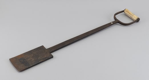 BLUBBER SCRAPER WITH WHALEBONE HANDLE 19th Century