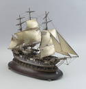 PAIRPOINT SILVER PLATED MODEL OF THE "CHARLES W. MORGAN" New Bedford, Massachusetts, First Quarter