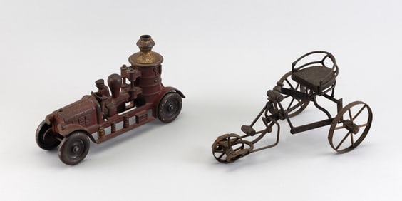 TWO CAST IRON TOYS Late 19th/Early 20th Century