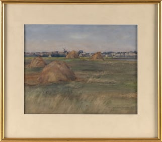 ANNE RAMSDELL CONGDON (New Hampshire/Massachusetts, 1873-1958), A view from Monomoy across the