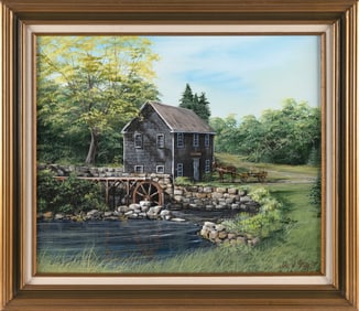 JAMES W. MADDOCKS (Massachusetts, Contemporary), Stony Brook Grist Mill, Brewster, Massachusetts.,