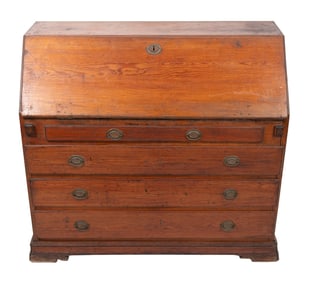 SLANT-LID DESK Likely Southern America, Late18th/Early 19th Century Height 40". Width 44". Depth