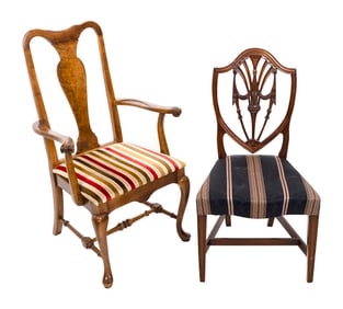 TWO CHAIRS 20th Century