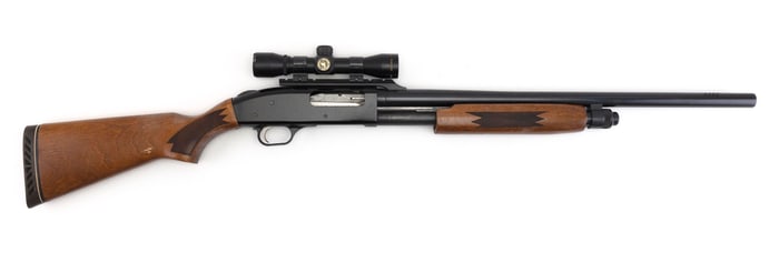 * MOSSBERG MODEL 835 SLUGSTER SLIDE-ACTION SHOTGUN 20th Century Length of barrel 24". Total length