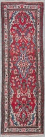 HAMADAN RUNNER: 2'1" X 6'7" Second Quarter of the 20th Century