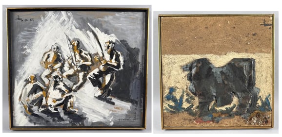RENE BROCHARD (Canada/France, 1926-), Two works