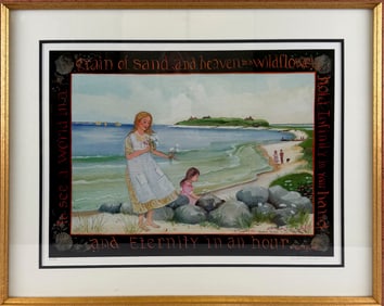 ELIZABETH MUMFORD (Massachusetts, 1950-2020), "To see a world in a grain of sand, and heaven in a
