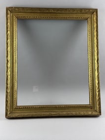 CARVED AND GILT FRAME New York, First Half of the 20th Century Aperture 20" x 24". Overall 25.75" x