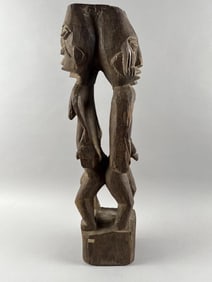 AFRICAN FERTILITY CARVING Height 25".