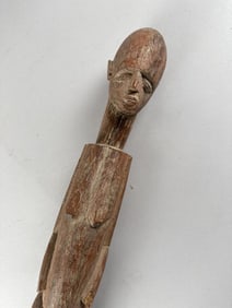 IVORY COAST CARVED BATEBA FIGURE Height 26.5".