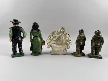 GROUP OF BOOKENDS AND DOORSTOPS Early to Mid-20th Century