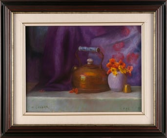 CHARLES ALEXANDER COUPER (Massachusetts/Canada, 1924-2018), Still life of a copper kettle and vase