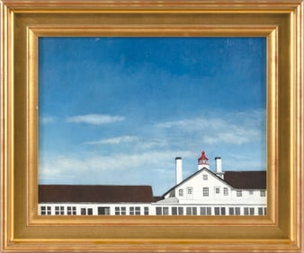 NICK PATTEN (New York/Massachusetts, 1953-), The Lighthouse Inn, West Dennis, Massachusetts., Oil on