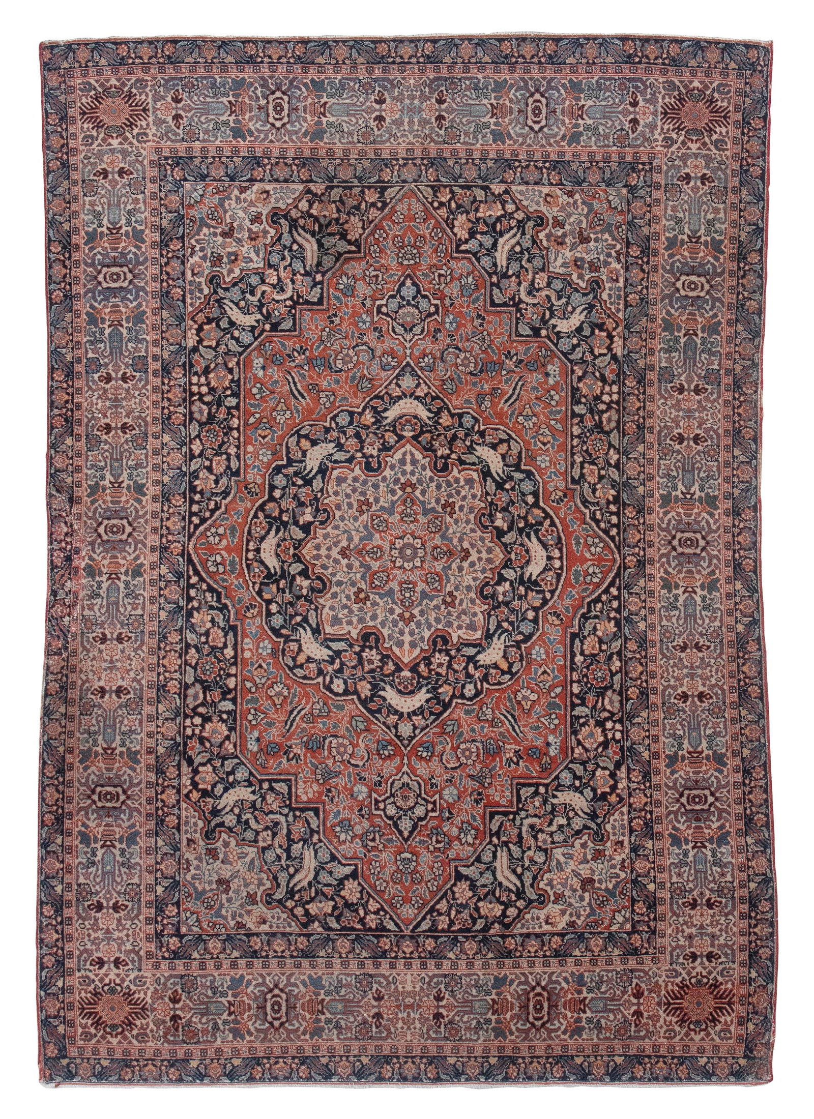 PERSIAN RUG: 3'11" X 5'8" Third Quarter of the 20th Century