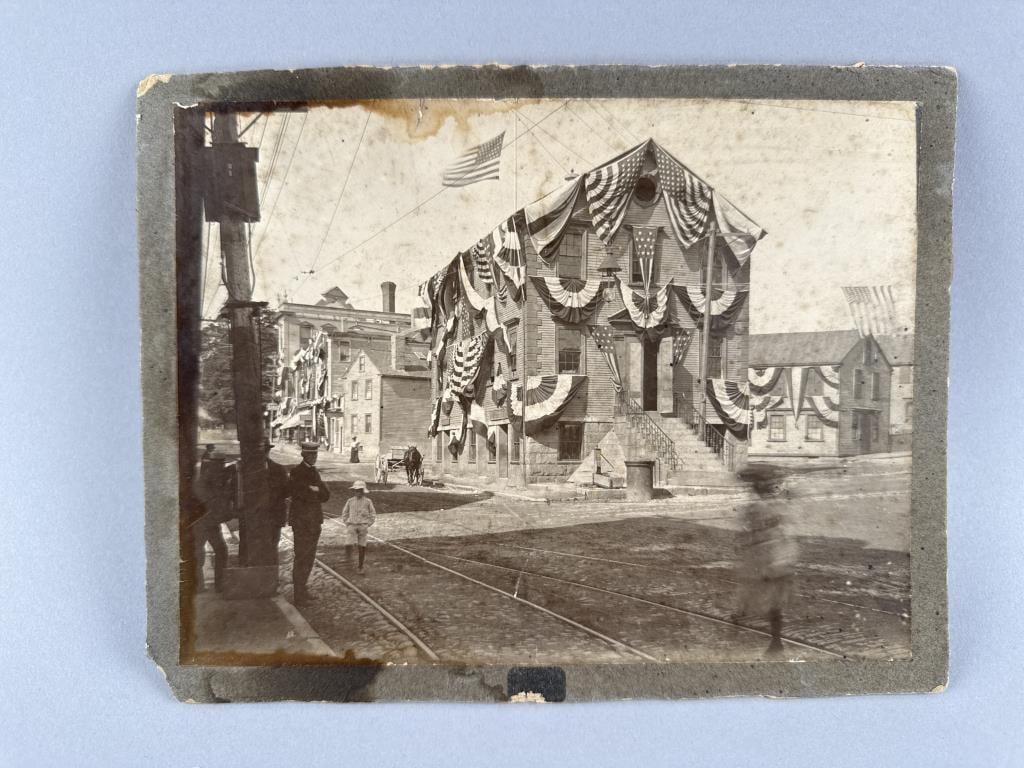 PHOTOGRAPH OF MARBLEHEAD, MASSACHUSETTS 19th Century 6" x 8". Unframed. (1 of 2)