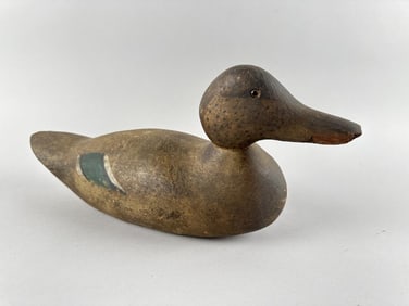 FACTORY MALLARD HEN DECOY Early 20th Century Length 16".