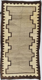 NAVAJO RUG: 23" X 44" Early 20th Century