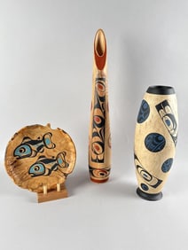 ROD SMITH (Kwakwaka'wakw Peoples, British Columbia, Canada, 1966-), Three works