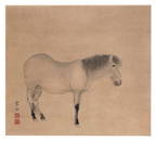 JAPANESE HARA SCHOOL SCROLL PAINTING BY HARA ZAISEI Late 18th/Early 19th Century On paper, 12.5" x