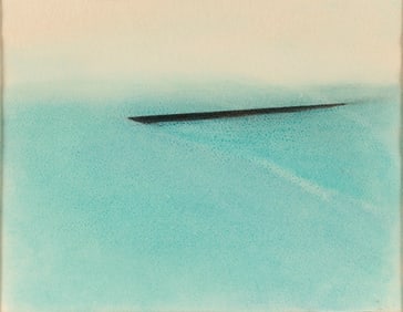 MAYA YING LIN New York, 1959- Ethereal abstract, 1984. Signed lower right "Maya Ying Lin".