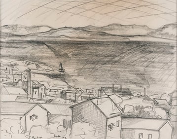 FAIRFIELD PORTER   New York/Illinois, 1907-1975  "Truro", 1972. Signed, dated and inscribed lower