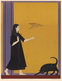 WILL BARNET Massachusetts/New York, 1911-2012 "Youth", 1970. An artist's proof (aside from the