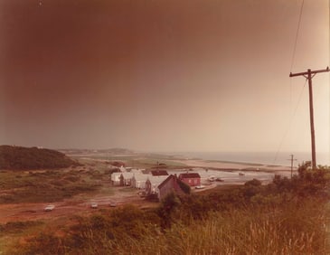 JOEL MEYEROWITZ New York/Massachusetts, 1938- "Storm Over Corn Hill Beach Truro", 1976. Signed