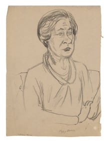 PEGGY BROOK BACON New York/Maine/Connecticut, 1895-1987 "Juliana Force". Signed in pencil lower