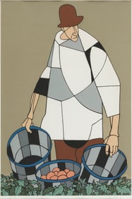ROBERT GWATHMEY New York/Virginia, 1903-1988 Migrant, 1978. As artist's proof (aside from the