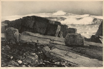 STOW WENGENROTH New York/Massachusetts, 1906-1978 September Storm. Edition of 50. Signed in