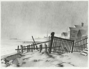 WILLIAM BEHNKEN New York/Massachusetts, 1943- "Season of Mists", 1987. Signed, titled, dated and