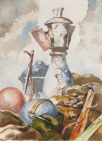 SAMUEL BAK Massachusetts/Russian Federation/Israel, 1933- Lighthouse, 2003. Signed and dated