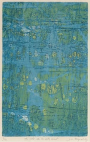 JEAN-CLAUDE REYNAL France, 1938-1988 "Du Cote de late Cote Ouest" (on the West Coast), 1963.