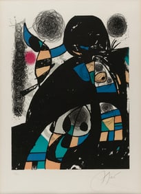 JOAN MIRO Spain/France, 1893-1983 San Lazzaro et ses Amis, 1975. Published by the Mus?e d'art