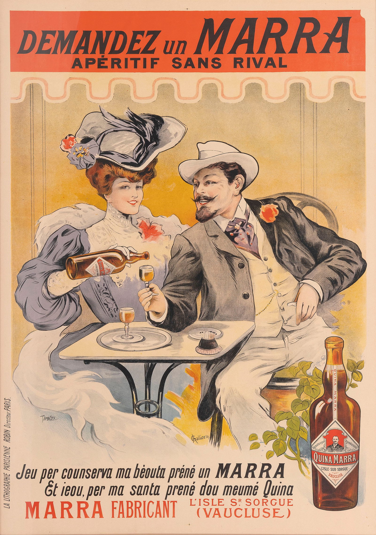 FRANCISCO TAMAGNO   Italy, 1851-1933  "Demandez un Marra", circa 1900. Depicts a well-dressed (1 of 3)