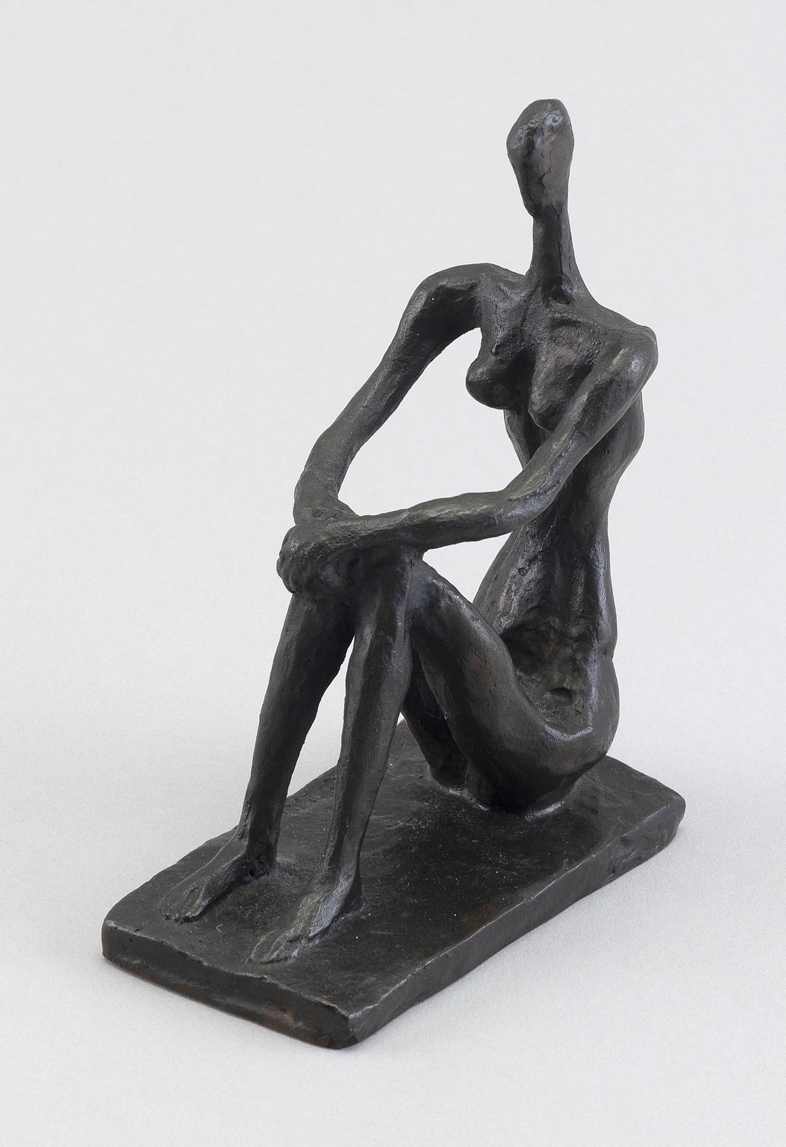 DORIS PORTER CAESAR (New York/Connecticut, 1892-1971), Seated nude., Bronze, height 5". Length 4".: DORIS PORTER CAESAR New York/Connecticut, 1892-1971 Seated nude. Signed "Caesar" on base. Bronze, height 5". Length 4". Width 2".