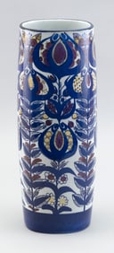 BERTE JENSSEN FOR ROYAL COPENHAGEN TENERA FAJANCE VASE Denmark, Mid-20th Century Height 14.5".