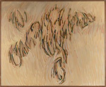 WALTER J. KAMYS (Massachusetts/Illinois, 1917-2013), "Untitled"., Oil on canvas, 40" x 50". Framed