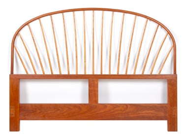 THOMAS MOSER "SPINDLE" QUEEN HEADBOARD Auburn, Maine, Contemporary Height 46". Width 61".