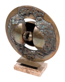 SERGIO CASTILLO MANDIOLA (Chile/Spain, 1925-2010), "Motherland"., Cast and welded bronze, height
