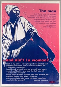 ANN GRIFALCONI (New York, 1929-2020), "... And Ain't I A Woman?"., Lithograph, 23" x 32". Framed.