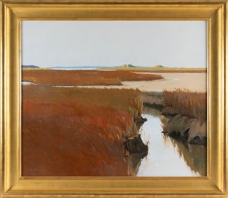 HILLARY OSBORN (Massachusett/North Carolina, 1965-), "Black Beach Creek, 2000" (West Falmouth,